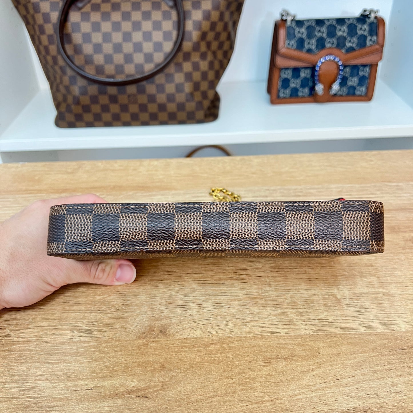 Louis Vuitton Damier Ebene Pochette Felicie