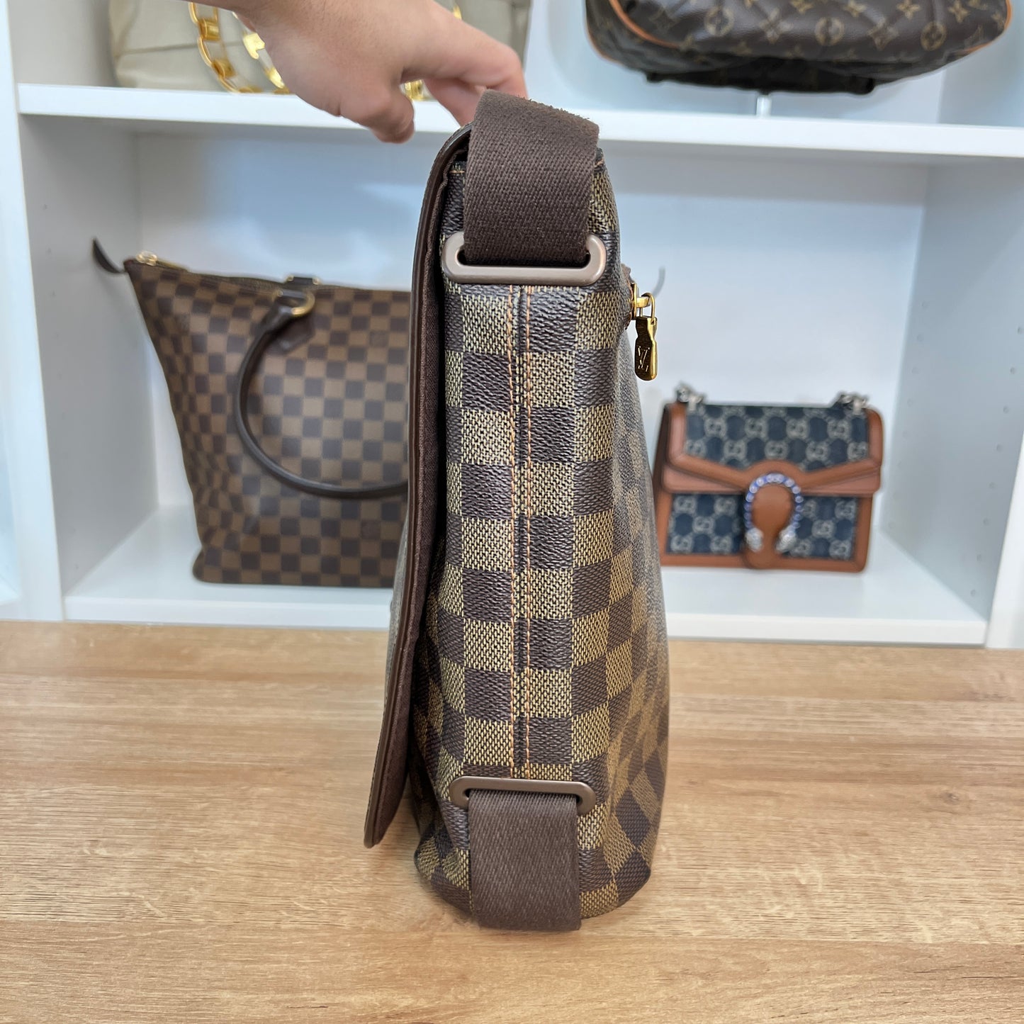 Louis Vuitton Damier Ebene Brooklyn MM