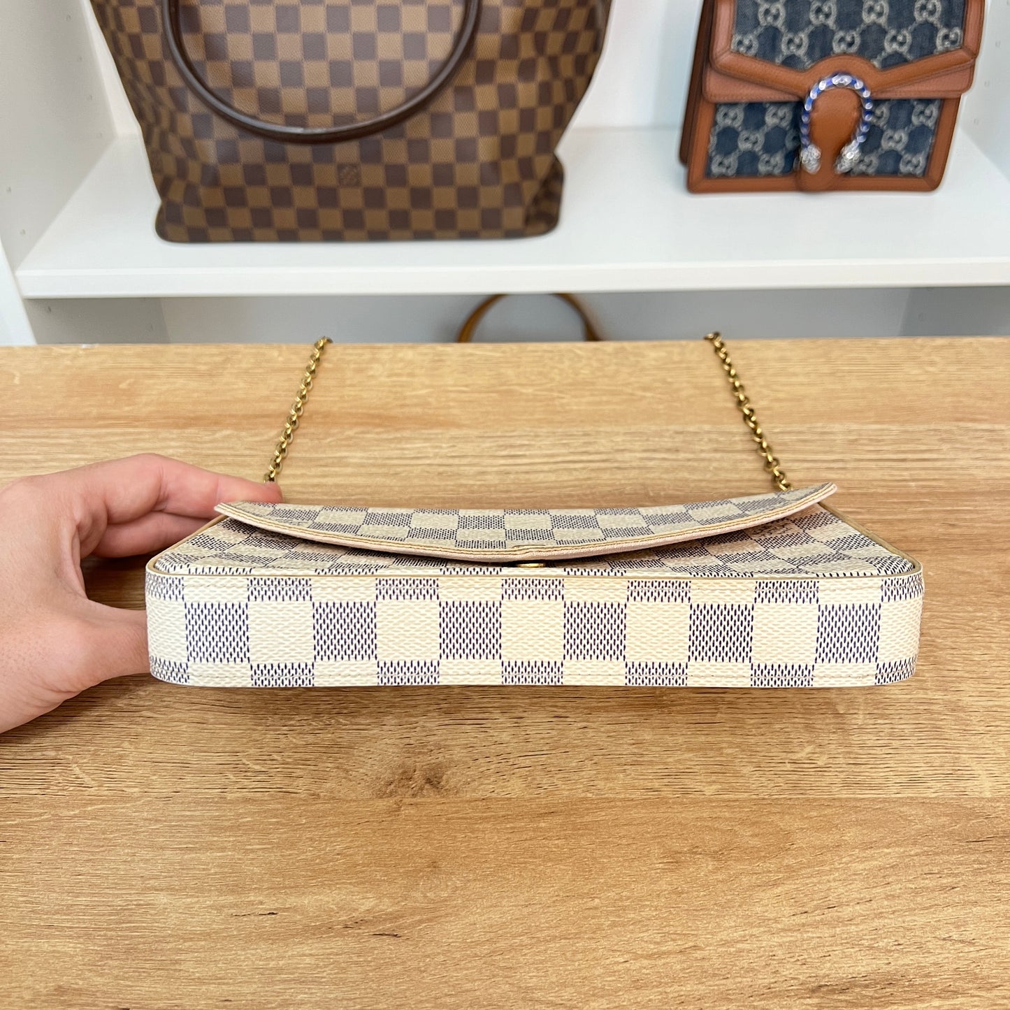 Louis Vuitton Damier Azur Pochette Felicie