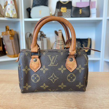 Louis Vuitton Monogram Mini Speedy HL with Strap