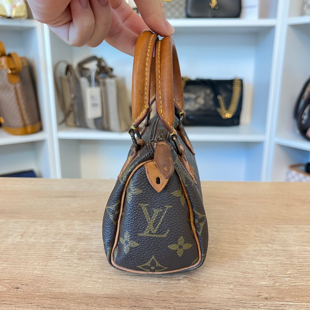 Louis Vuitton Monogram Mini Speedy HL with Strap