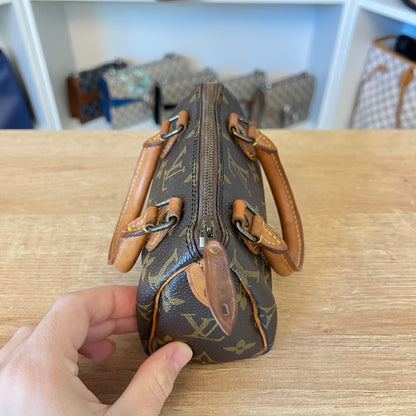 Louis Vuitton Monogram Mini Speedy HL with Strap