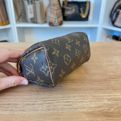 Louis Vuitton Monogram Mini Speedy HL with Strap