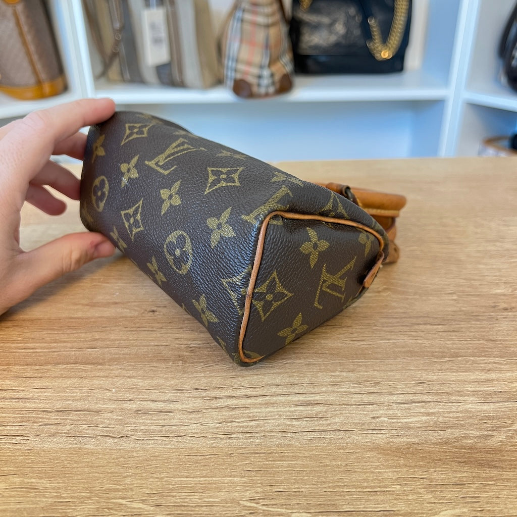 Louis Vuitton Monogram Mini Speedy HL with Strap