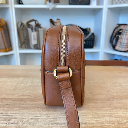 Gucci Calfskin Small Blondie Shoulder Bag Tan