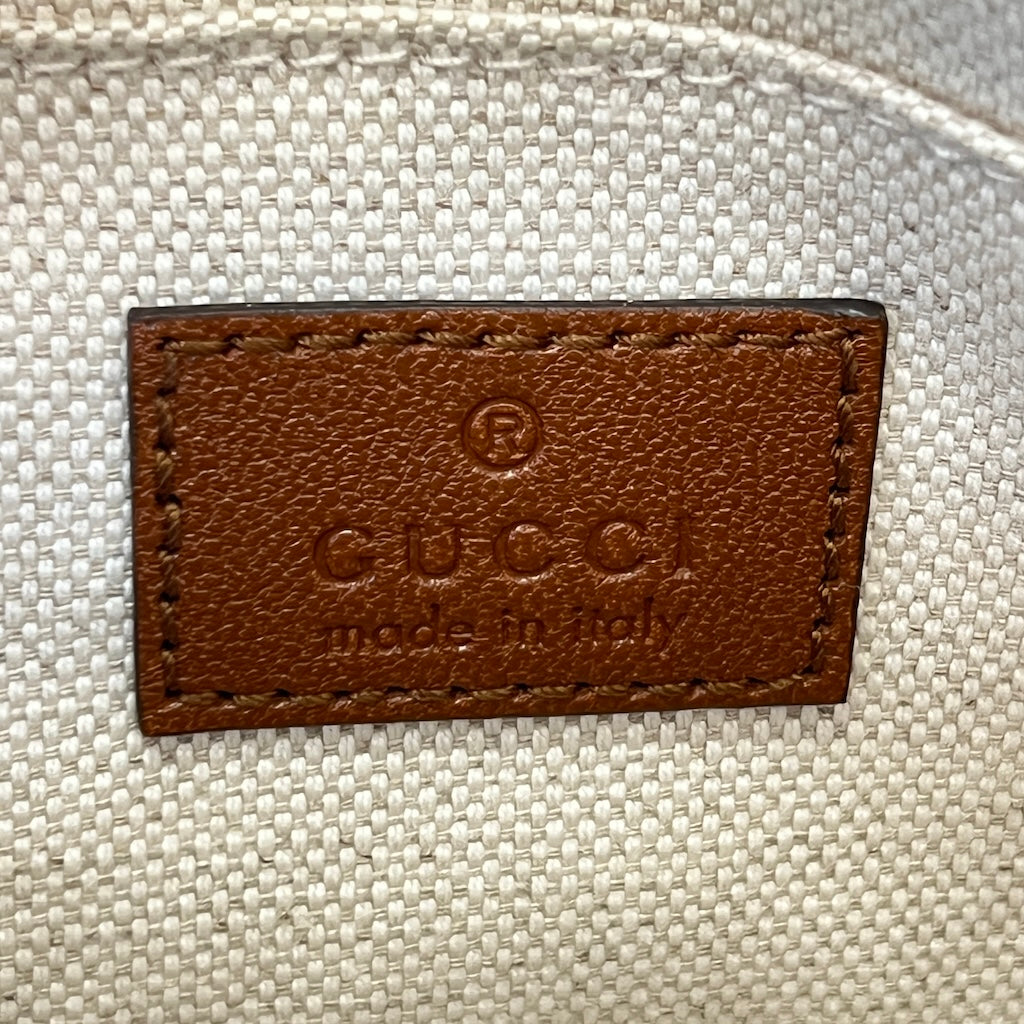 Gucci Calfskin Small Blondie Shoulder Bag Tan