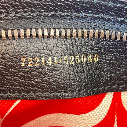 Gucci x ADIDAS Textured Dollar Calfskin Belt Bag Black