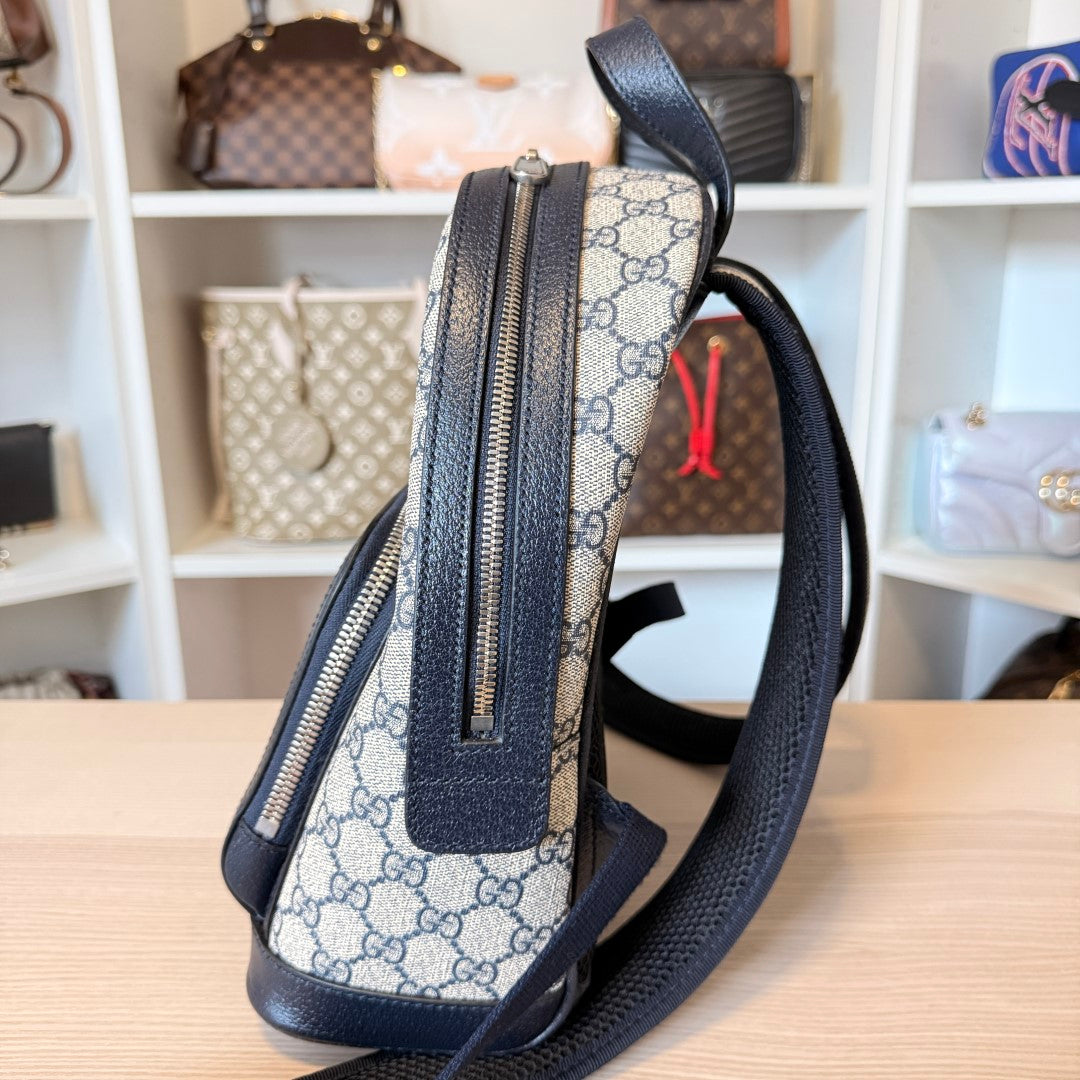 Gucci GG Supreme Monogram Small Ophidia Day Backpack Black