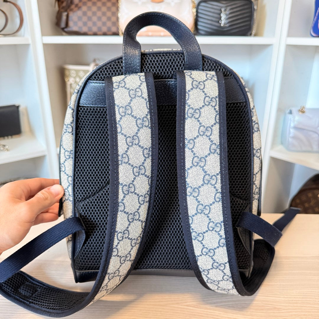 Gucci GG Supreme Monogram Small Ophidia Day Backpack Black