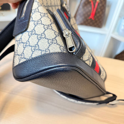 Gucci GG Supreme Monogram Small Ophidia Day Backpack Black