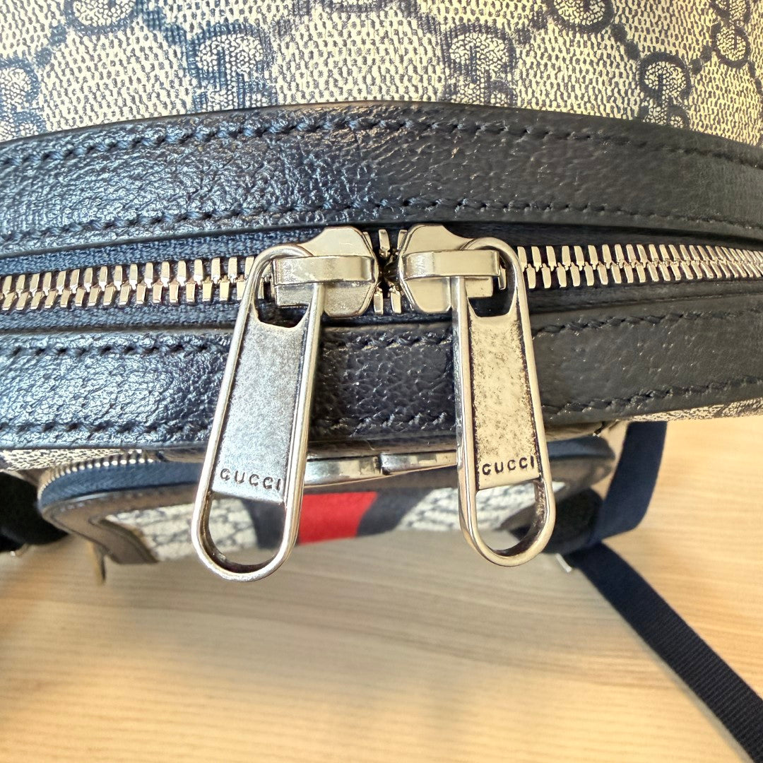 Gucci GG Supreme Monogram Small Ophidia Day Backpack Black