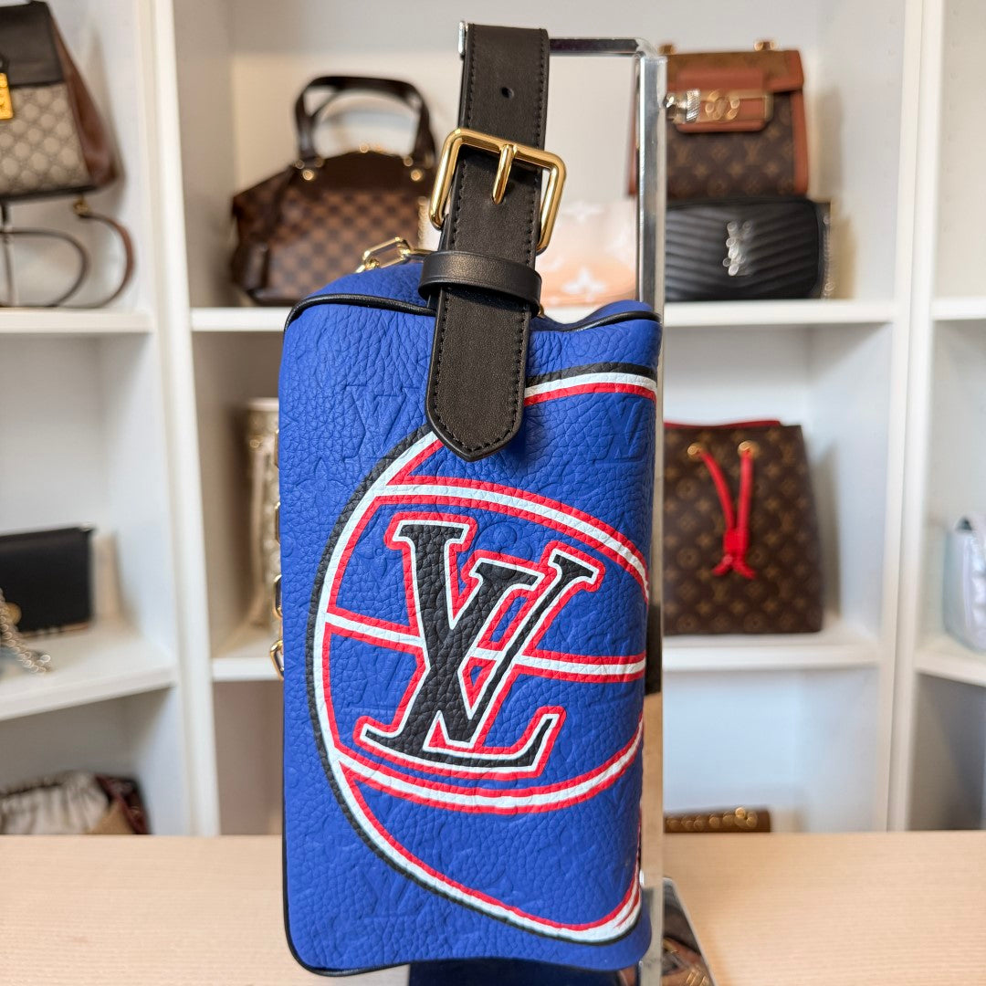 Louis Vuitton X NBA Monogram Cloakroom Dopp Kit Blue