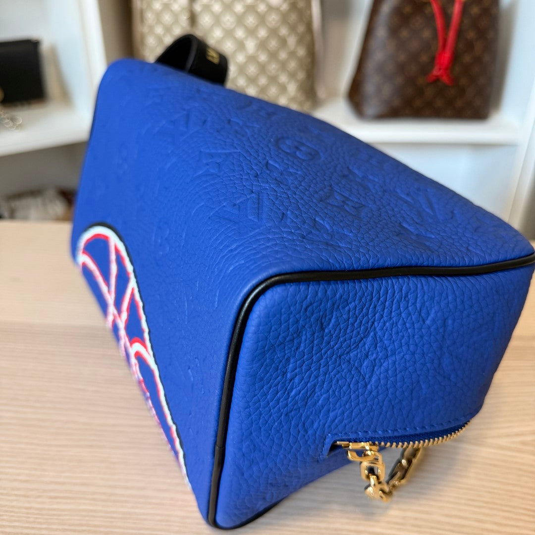Louis Vuitton X NBA Monogram Cloakroom Dopp Kit Blue