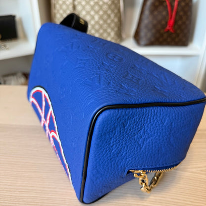Louis Vuitton X NBA Monogram Cloakroom Dopp Kit Blue