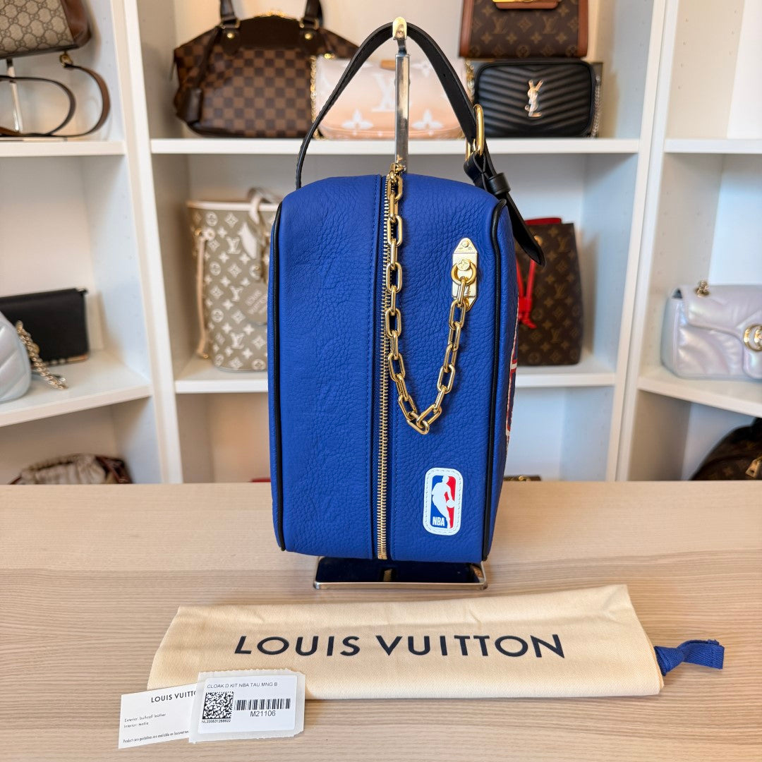 Louis Vuitton X NBA Monogram Cloakroom Dopp Kit Blue