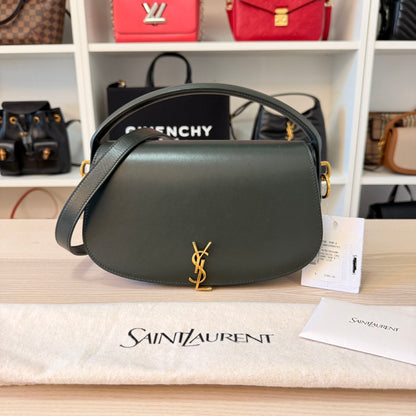 Saint Laurent (YSL) Calfskin Voltaire Bag Deep Musk