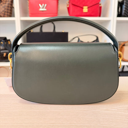 Saint Laurent (YSL) Calfskin Voltaire Bag Deep Musk