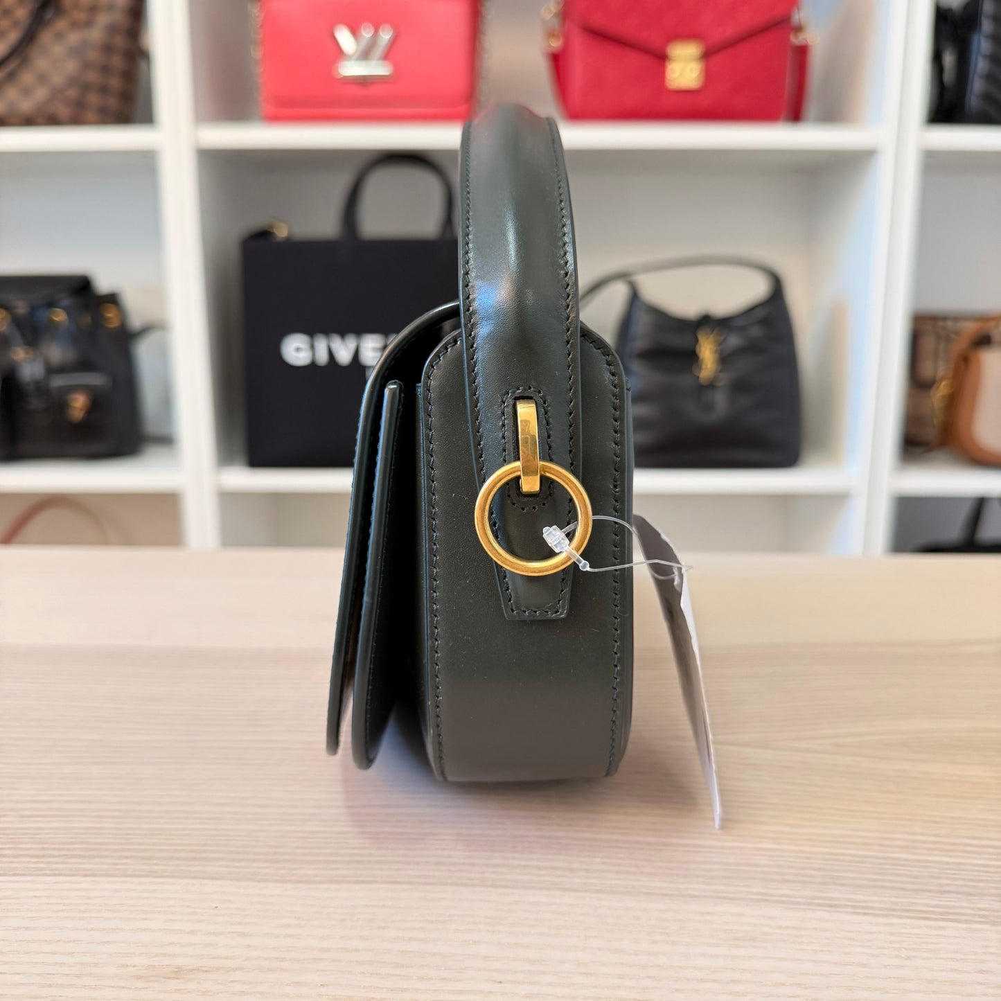 Saint Laurent (YSL) Calfskin Voltaire Bag Deep Musk