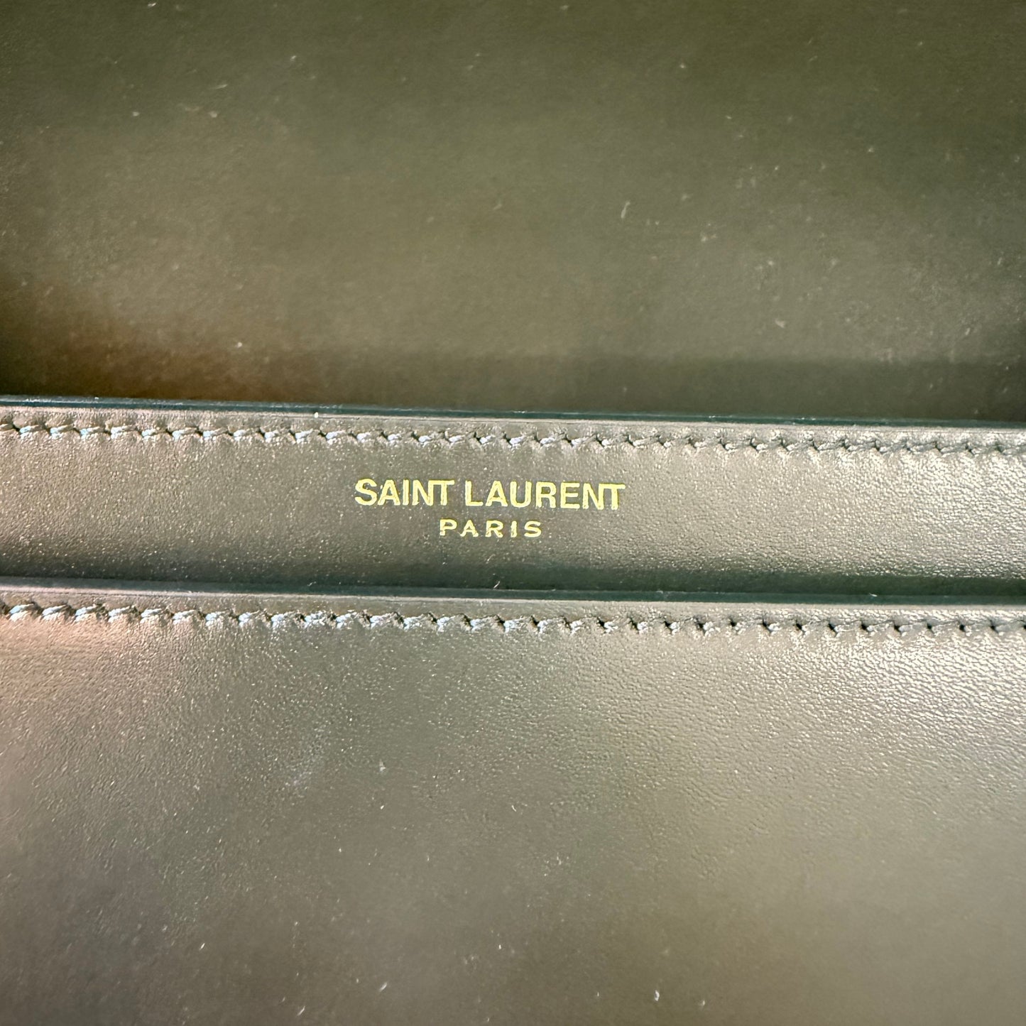 Saint Laurent (YSL) Calfskin Voltaire Bag Deep Musk