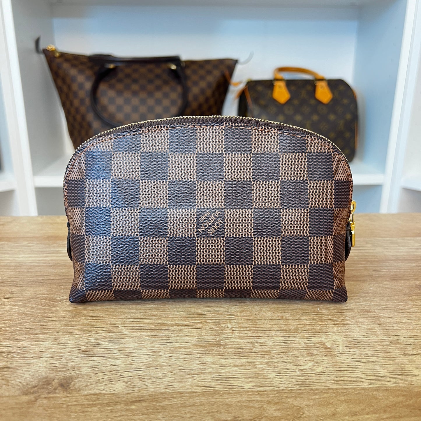 Louis Vuitton Damier Ebene Cosmetic Pouch