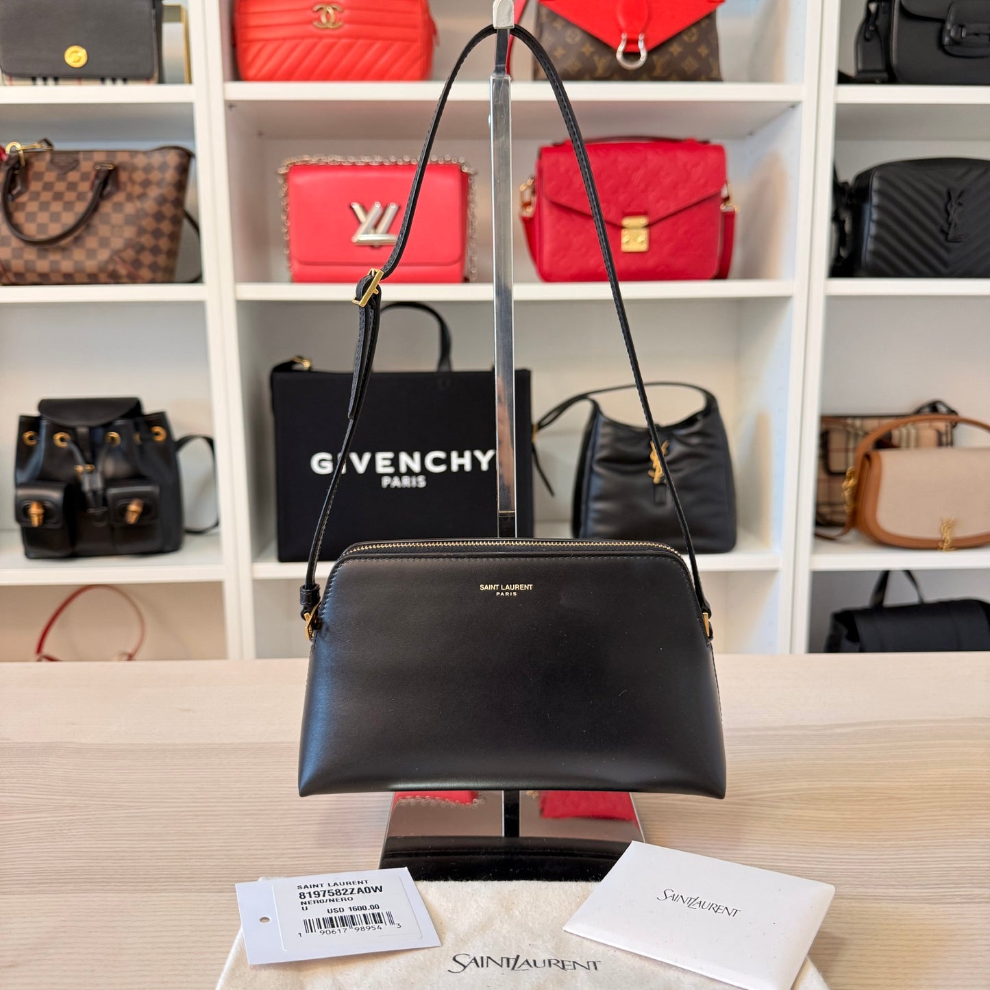 Saint Laurent (YSL) Paris Mini Bag Black