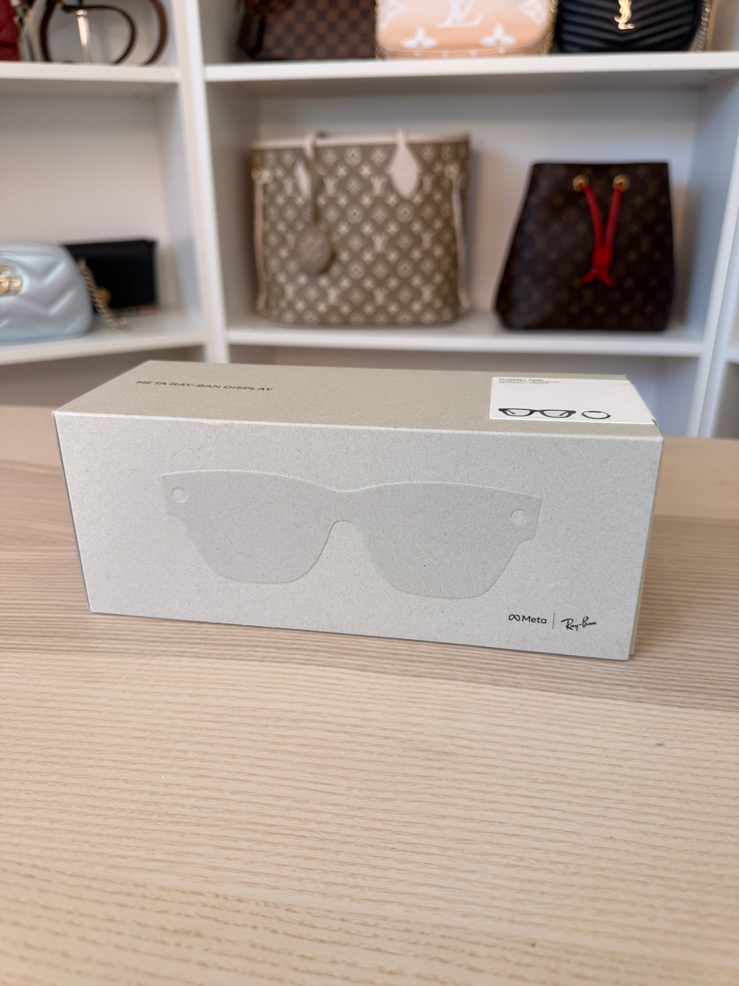 Meta Ray-Ban Display with Meta Neural Band Shiny Black and Charcoal Black Size 2