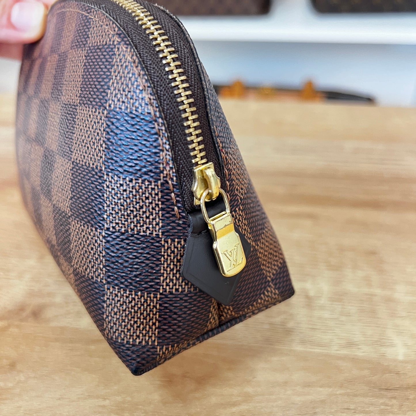 Louis Vuitton Damier Ebene Cosmetic Pouch