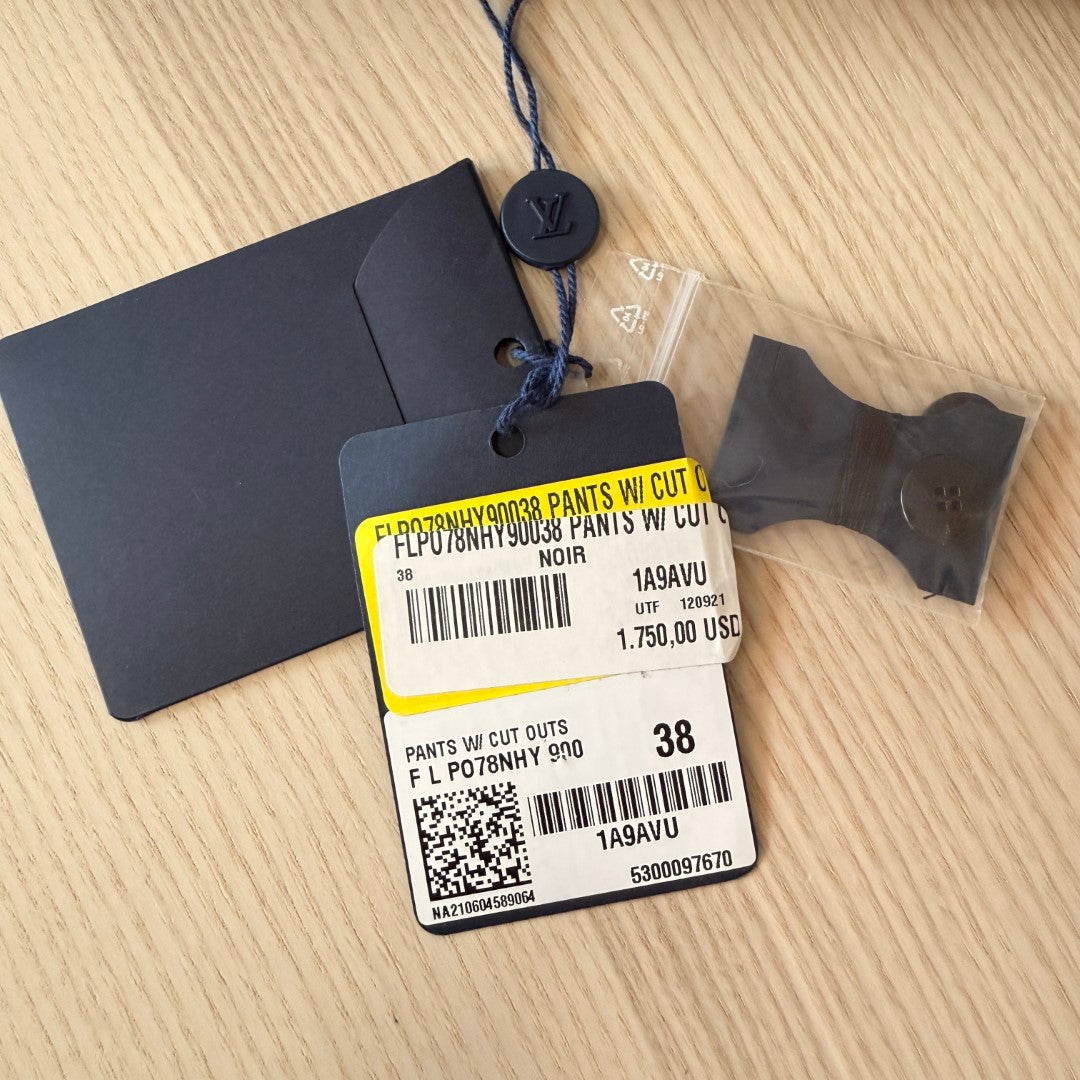 Louis Vuitton Women’s with Cut Outs Pants Size 38