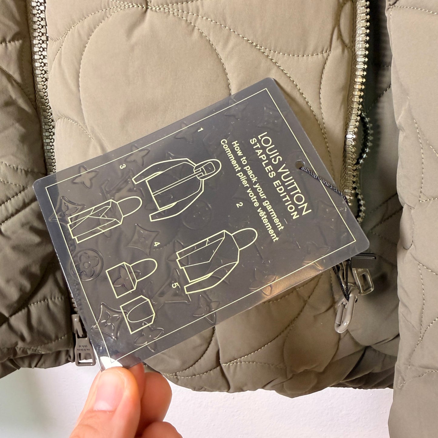 Louis Vuitton Monogram Flower-Quilted Hooded Zip Jacket FR48