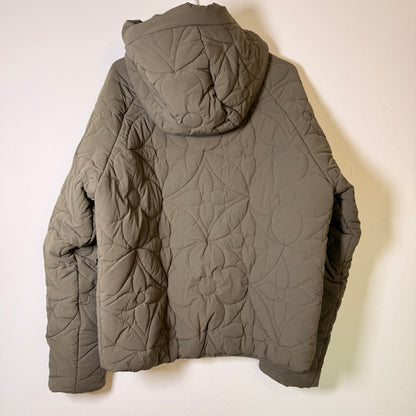 Louis Vuitton Monogram Flower-Quilted Hooded Zip Jacket FR48