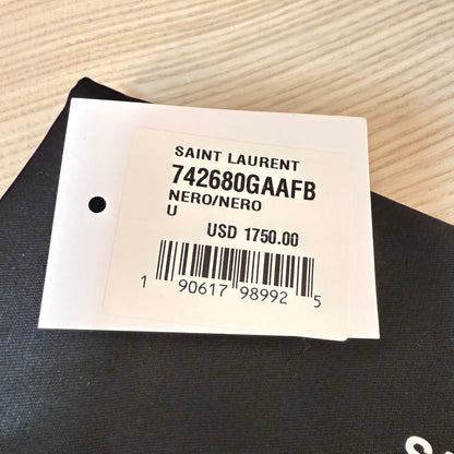 Saint Laurent (YSL) Le 5 a 7 Mini Raffia Noir