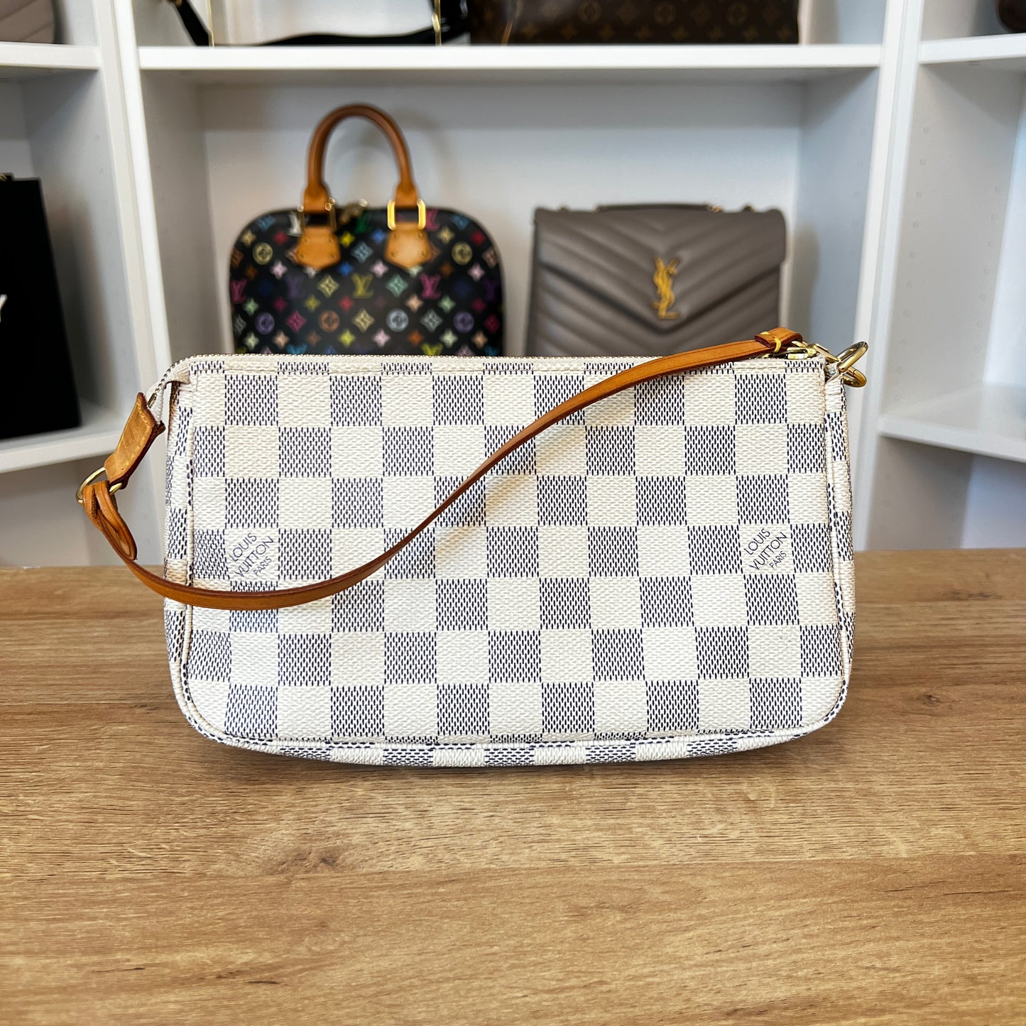 Louis Vuitton Damier Azur Pochette Accessories