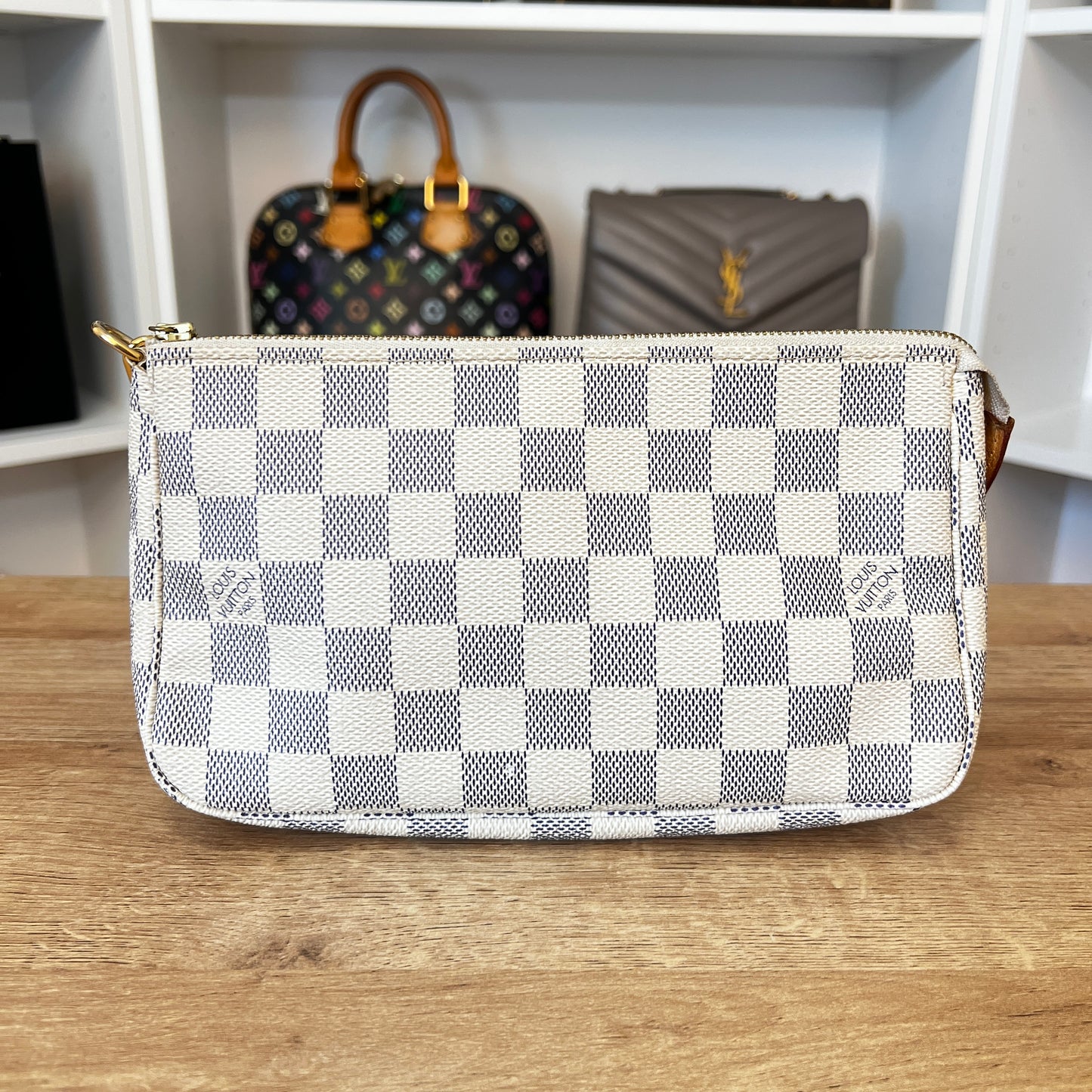 Louis Vuitton Damier Azur Pochette Accessories