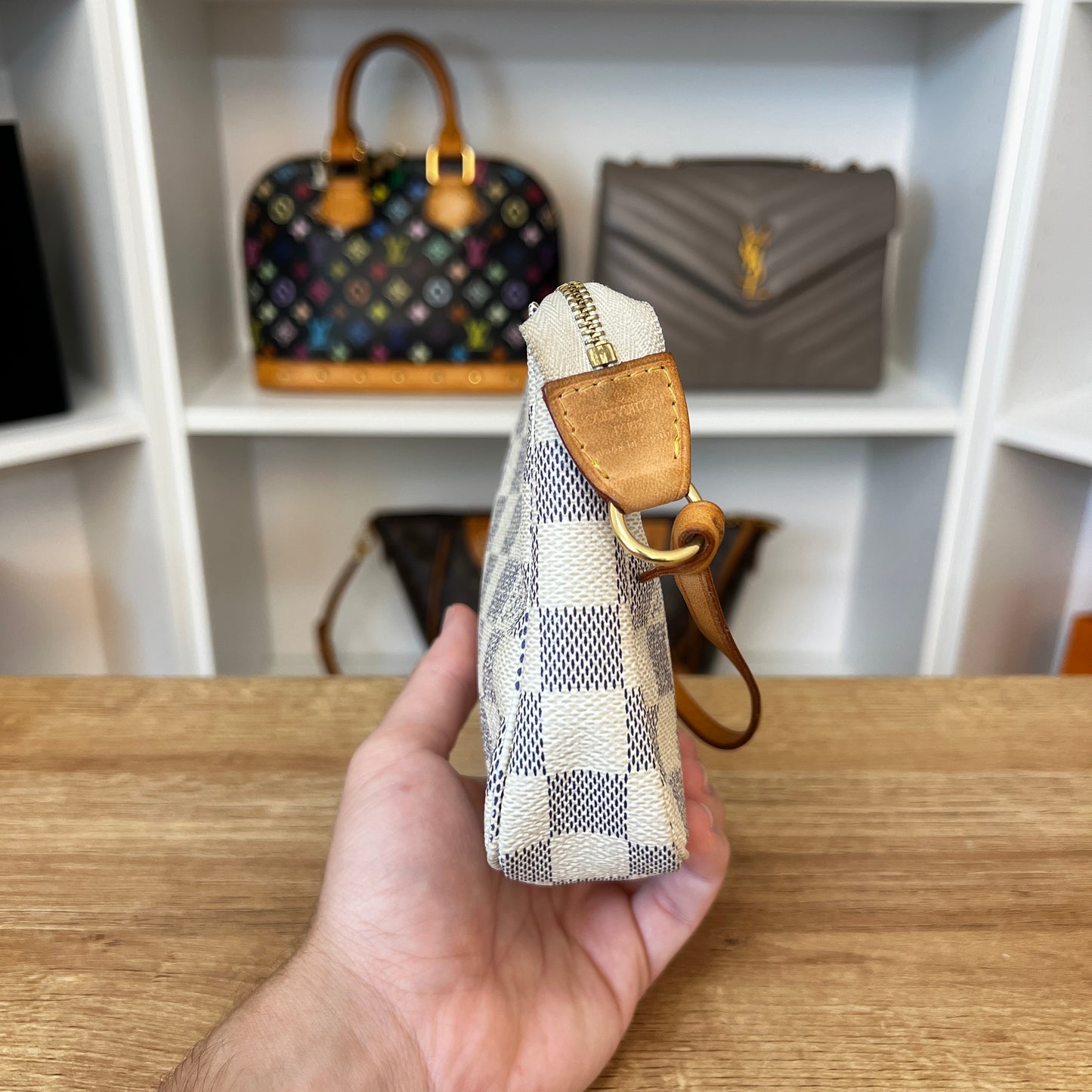 Louis Vuitton Damier Azur Pochette Accessories