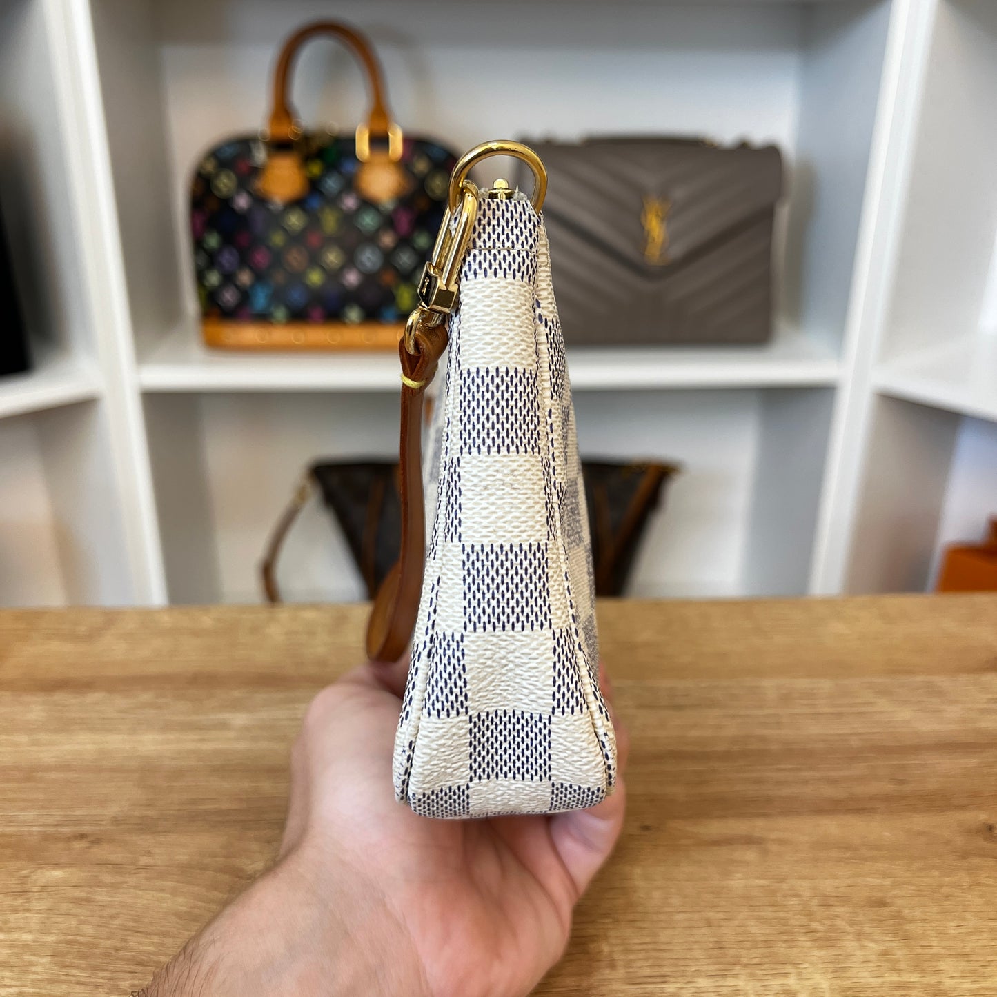 Louis Vuitton Damier Azur Pochette Accessories