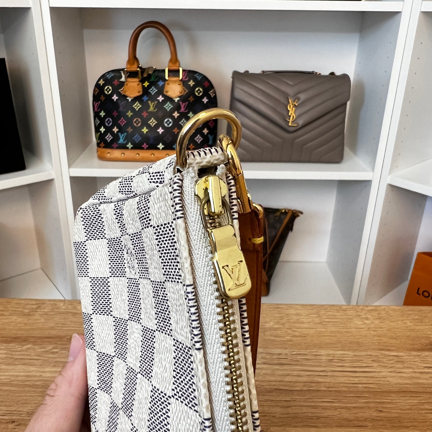 Louis Vuitton Damier Azur Pochette Accessories