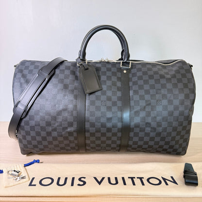 Louis Vuitton Damier Graphite Keepall Bandoulière 55