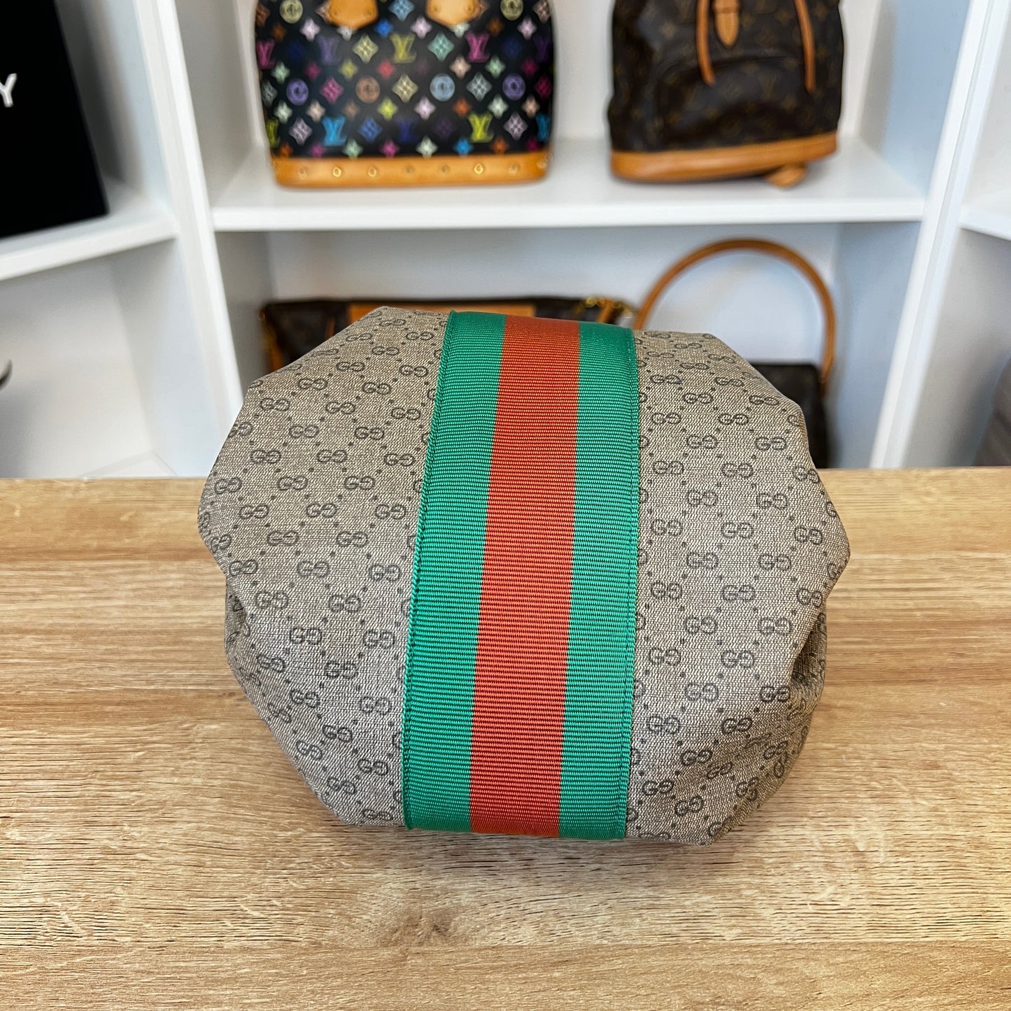 Gucci GG Supreme Mini Web Butterfly Crossbody Bag