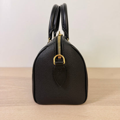Louis Vuitton Monogram Empreinte Speedy 20 Bandouliere Black