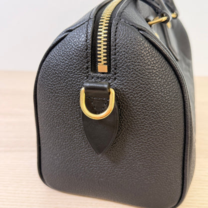 Louis Vuitton Monogram Empreinte Speedy 20 Bandouliere Black