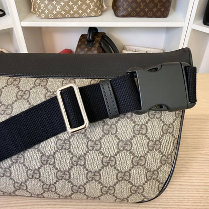 Gucci Supreme GG Eden Belt Bag Black Large