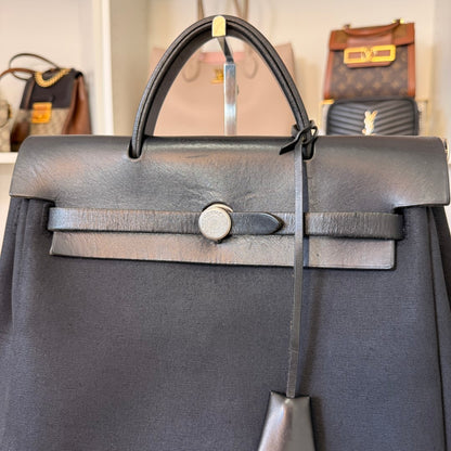 Hermes Herbag Backpack Black