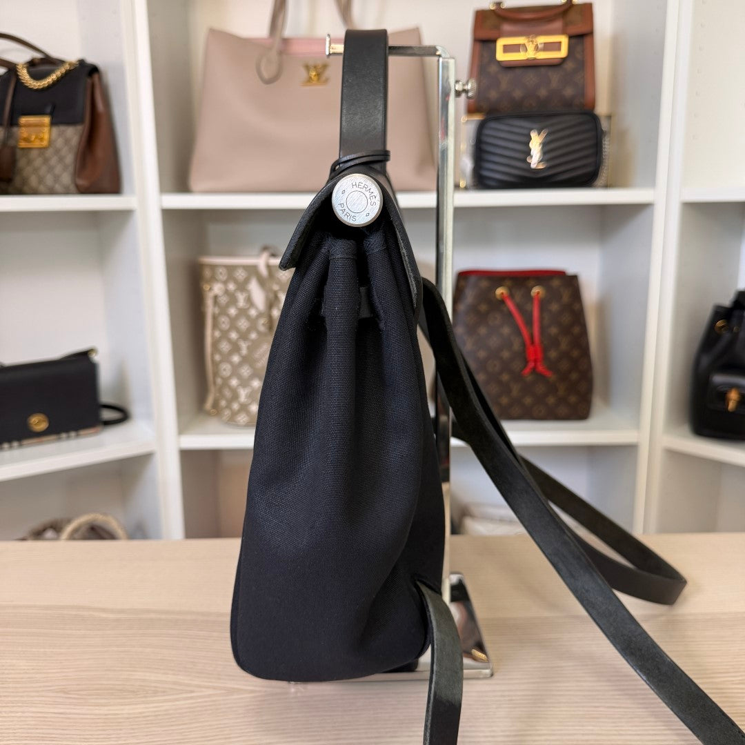 Hermes Herbag Backpack Black