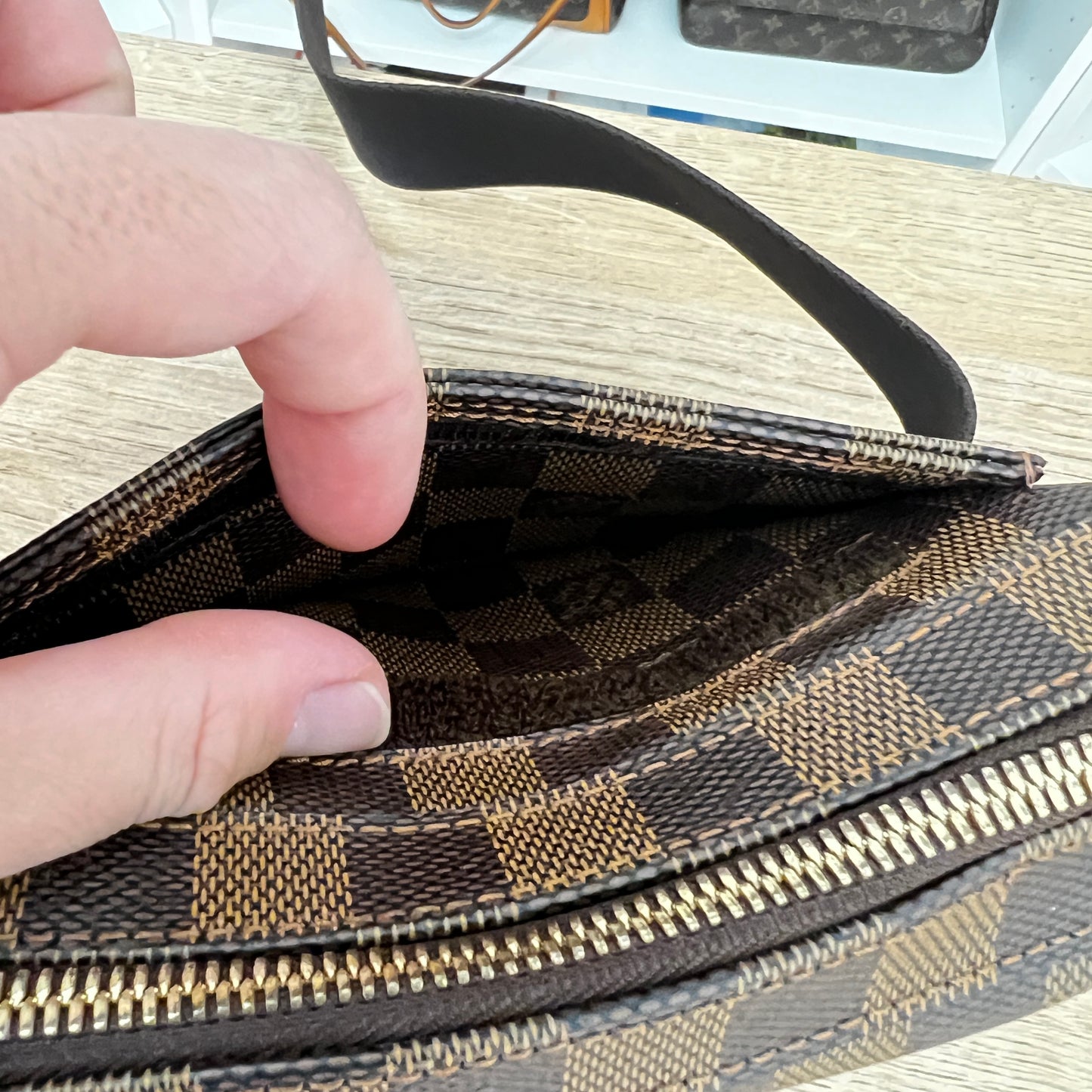 Louis Vuitton Damier Ebene Geronimos