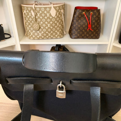 Hermes Herbag Backpack Black