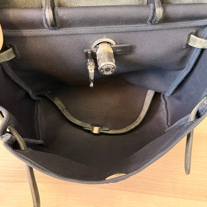 Hermes Herbag Backpack Black