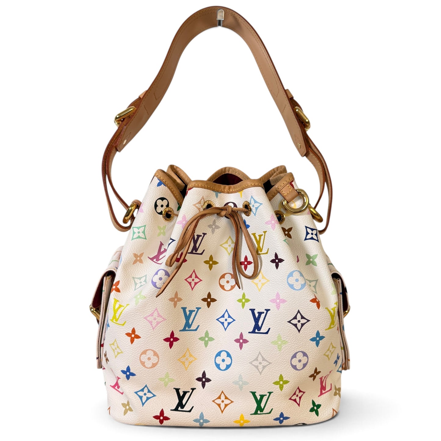 Louis Vuitton Monogram Multicolor Petit Noe White