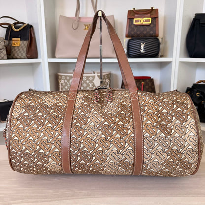 Burberry Duffle TB Monogram Nylon Medium