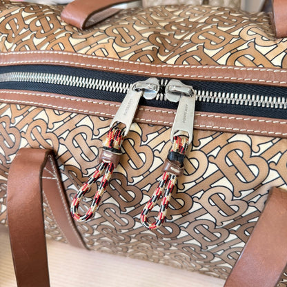 Burberry Duffle TB Monogram Nylon Medium