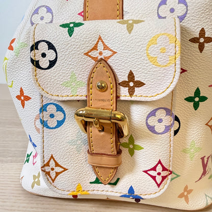 Louis Vuitton Monogram Multicolor Petit Noe White